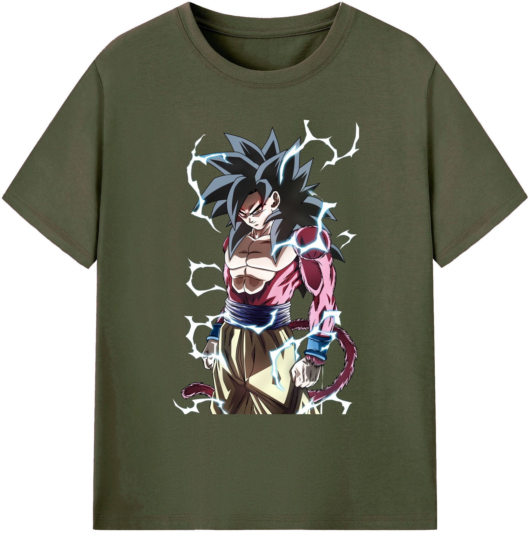 （画像用） ドラゴンボール 孫悟空（そん ごくう）Son Goku カカロット DRAGON BALL Kakarotto 綿100％ メンズ半袖Tシャツ｜肌触りやわらか＆通気性